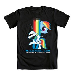 Size: 1000x1000 | Tagged: safe, rainbow dash, g4, official, clothes, hat, michael jackson, shirt, welovefine