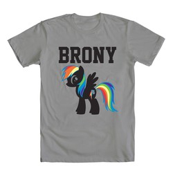 Size: 1000x1000 | Tagged: safe, rainbow dash, g4, official, brony, clothes, female, shirt, solo, welovefine