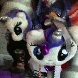 Size: 720x720 | Tagged: safe, rarity, pony, unicorn, g4, bag, irl, merchandise, photo, plushie