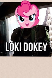 Size: 1200x1800 | Tagged: safe, pinkie pie, g4, avengers, loki, okie doki loki, thor