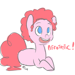 Size: 500x500 | Tagged: safe, artist:mt, pinkie pie, g4, afro, alternate hairstyle, female, solo