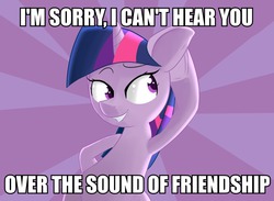 Size: 960x704 | Tagged: safe, artist:january3rd, twilight sparkle, g4, female, image macro, impact font, meme, solo, sunburst background