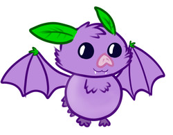 Size: 2000x1560 | Tagged: safe, artist:catititax, bat, fruit bat, cute, solo