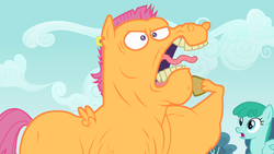 Size: 1280x720 | Tagged: safe, bulk biceps, scootaloo, g4, meme, recolor