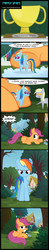 Size: 978x4976 | Tagged: safe, artist:toxic-mario, derpy hooves, rainbow dash, scootaloo, pegasus, pony, g4, rainbow falls, comic, female, mare, pointy ponies