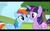 Size: 1680x1050 | Tagged: safe, screencap, rainbow dash, twilight sparkle, alicorn, pony, g4, my little pony: friendship is magic, rainbow falls, female, mare, out of context, twilight sparkle (alicorn)