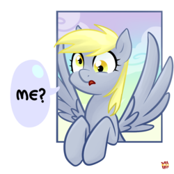 Size: 1000x1000 | Tagged: safe, artist:norang94, derpy hooves, pegasus, pony, g4, female, mare, out of frame, solo