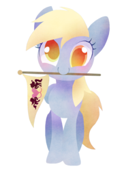 Size: 1066x1440 | Tagged: safe, artist:dawnfire, derpy hooves, pegasus, pony, g4, rainbow falls, colored pupils, cute, derpabetes, female, mare, mouth hold, no nose, simple background, solo, the grey one's glorious return, transparent background