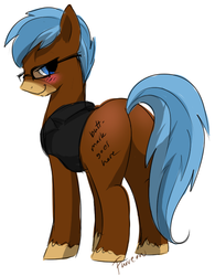 Size: 454x581 | Tagged: safe, artist:furreon, oc, oc only, anypony, butt, plot, solo