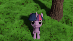 Size: 1920x1080 | Tagged: safe, artist:pt300, twilight sparkle, g4, 3d, blender, female, solo