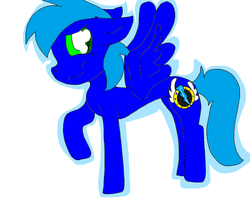 Size: 1690x1347 | Tagged: safe, artist:rainbow-cat97, pony, male, ms paint, ponified, simple background, solo, sonic the hedgehog, sonic the hedgehog (series), white background