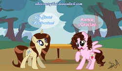 Size: 9559x5574 | Tagged: safe, artist:alicorncrystal, oc, oc only, oc:shinta pony, absurd resolution, spanish