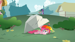 Size: 1054x592 | Tagged: safe, screencap, pinkie pie, spike, twilight sparkle, feeling pinkie keen, g4