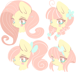 Size: 1011x959 | Tagged: safe, artist:clockworkquartet, fluttershy, g4, alternate hairstyle, female, solo