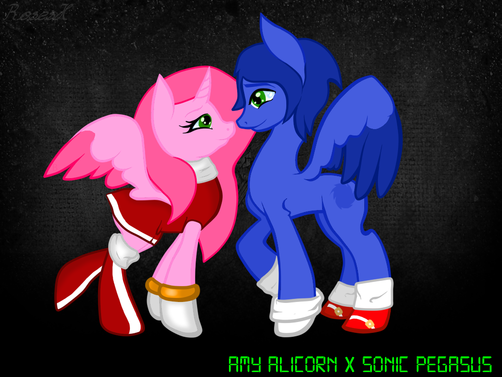 amy rose as a pony