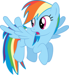 Size: 1377x1503 | Tagged: safe, artist:mighty355, rainbow dash, g4, rainbow falls, female, simple background, solo, transparent background, vector