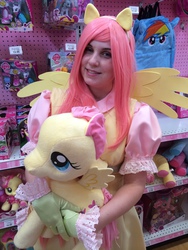 Size: 2448x3264 | Tagged: safe, artist:nemaria, fluttershy, human, g4, cosplay, irl, irl human, photo, solo