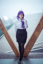 Size: 4589x6875 | Tagged: safe, artist:muralu, rarity, human, g4, absurd resolution, cosplay, irl, irl human, photo, solo