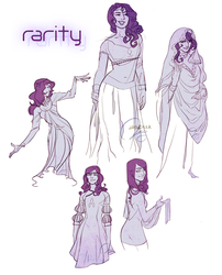 Size: 718x888 | Tagged: safe, artist:jagzilla, rarity, human, g4, female, humanized, india, indian, sari, sketch dump, solo