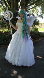 Size: 1151x2048 | Tagged: safe, artist:shotalicious, princess celestia, human, g4, cosplay, irl, irl human, photo, solo