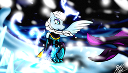 Size: 3500x2000 | Tagged: safe, alicorn, pony, elsa, frozen (movie), let it go, ponified, solo, song in the comments