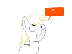 Size: 800x600 | Tagged: safe, derpy hooves, pegasus, pony, g4, ask, cute, female, mare, solo, tumblr, yay