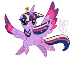 Size: 1016x856 | Tagged: safe, artist:maryponyartist, twilight sparkle, alicorn, pony, g4, female, mare, rainbow power, simple background, solo, transparent background, twilight sparkle (alicorn)