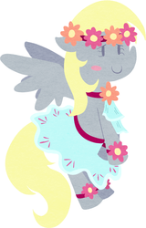 Size: 475x744 | Tagged: safe, artist:elslowmo, derpy hooves, pegasus, pony, g4, rainbow falls, female, mare, solo