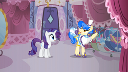 Size: 1054x592 | Tagged: safe, screencap, rarity, sapphire shores, a dog and pony show, g4