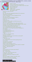 Size: 522x1015 | Tagged: safe, cup cake, g4, /mlp/, 4chan, 4chan screencap, anon in equestria, greentext, meta, rejection, rejection is magic, sad, text