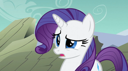 Size: 1054x592 | Tagged: safe, screencap, rarity, a dog and pony show, g4, female, solo