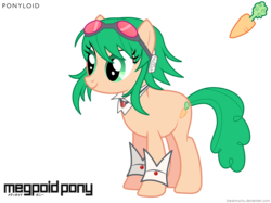 Size: 4500x3369 | Tagged: safe, artist:baraniruchu, pony, female, gumi, high res, mare, ponified, simple background, solo, transparent background, vector, vocaloid