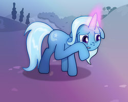 Size: 800x640 | Tagged: safe, artist:secondwinded, trixie, pony, unicorn, g4, crying, female, magic, mare, sad, solo