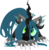 Size: 9832x10000 | Tagged: safe, artist:salemcat, artist:zev, queen chrysalis, cat, changeling, changeling queen, g4, :3, absurd resolution, cat ears, cute, cutealis, female, simple background, solo, transparent background