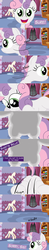 Size: 1280x6480 | Tagged: safe, artist:broken-pen, sweetie belle, pony, unicorn, g4, comic, computer, featureless crotch, female, filly, foal, hind legs, implied rarity, legs together, mannequin, tumblr, yours-yearly-sweetie-belle
