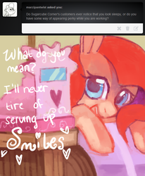 Size: 646x784 | Tagged: dead source, safe, artist:dhui, pinkie pie, g4, female, solo, tired pie