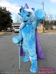 Size: 1224x1632 | Tagged: safe, artist:judhudson, trixie, human, g4, cosplay, fursuit, irl, irl human, photo, solo