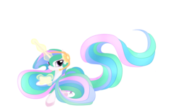 Size: 3000x1841 | Tagged: safe, artist:jazzybrony, princess celestia, alicorn, pony, g4, controller, female, headset, magic, mare, simple background, solo, transparent background