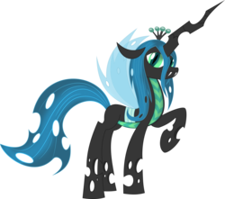 Size: 10000x8848 | Tagged: dead source, safe, artist:qcryzzy, queen chrysalis, changeling, changeling queen, g4, absurd resolution, female, solo