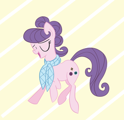 Size: 2917x2825 | Tagged: safe, artist:piratetk, suri polomare, earth pony, pony, g4, rarity takes manehattan, eyes closed, female, mare, open mouth, solo