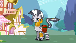 Size: 968x545 | Tagged: safe, screencap, zecora, zebra, g4, the cutie pox, female, seeds of truth, solo