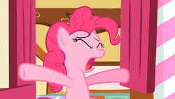 Size: 969x545 | Tagged: safe, screencap, pinkie pie, g4, the cutie pox, female, make it stop, solo