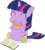 Size: 5000x5602 | Tagged: safe, artist:guillex3, twilight sparkle, g4, absurd resolution, book, boots, chibi, cute, eating, female, nom, solo