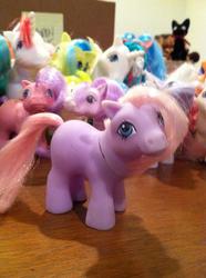 Size: 716x960 | Tagged: safe, baby ember (g1), g1, irl, lauren faust, photo, toy