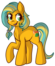 Size: 364x431 | Tagged: safe, artist:lulubell, tutti frutti, earth pony, pony, g1, g4, female, g1 to g4, generation leap, simple background, solo, transparent background