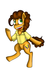 Size: 1280x1991 | Tagged: safe, artist:teapottritium, cheese sandwich, pony, g4, pinkie pride, bipedal, male, solo