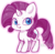 Size: 427x415 | Tagged: safe, artist:donttouchmommy, rarity, g4, chibi, female, solo