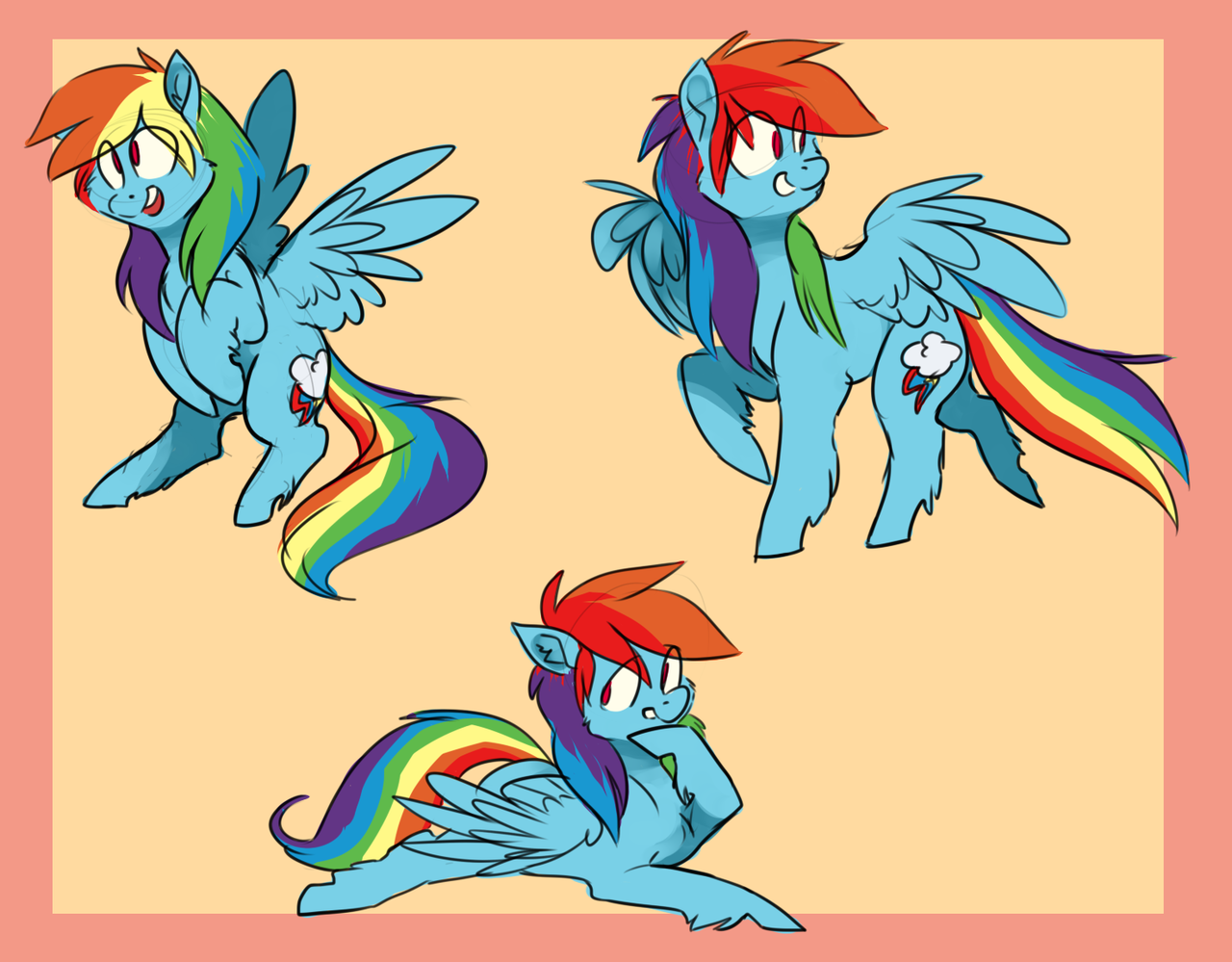 529663 Safe Artistxenon Rainbow Dash Female Solo Unshorn Fetlocks Derpibooru 0302