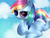 Size: 800x600 | Tagged: safe, artist:kkuyo, rainbow dash, g4, female, solo, sunglasses