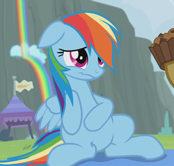 Size: 1125x1072 | Tagged: safe, rainbow dash, g4, rainbow falls, cute, dashabetes, female, solo